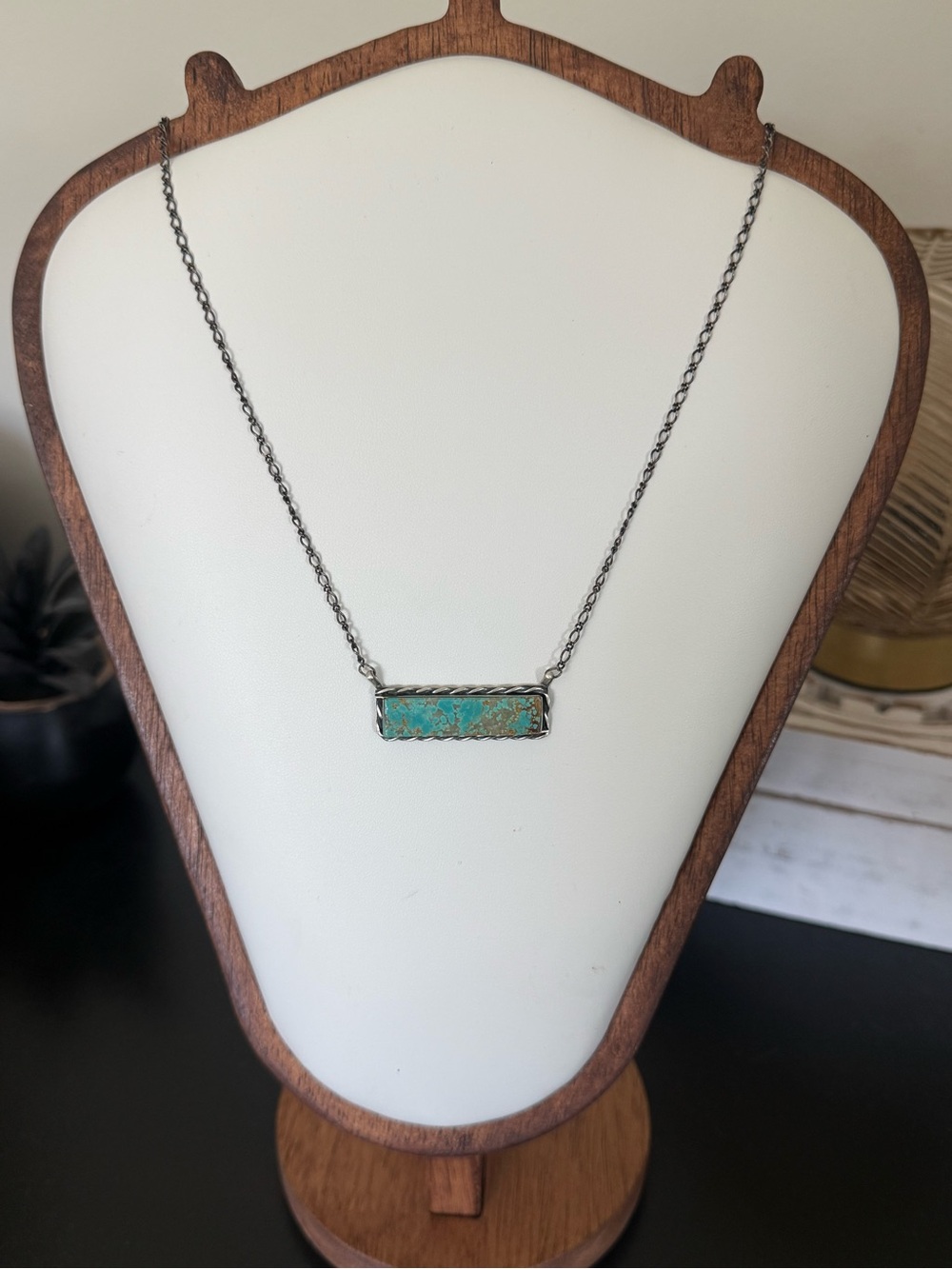 Steve Francisco #8 Bar Necklace - Native Handmade